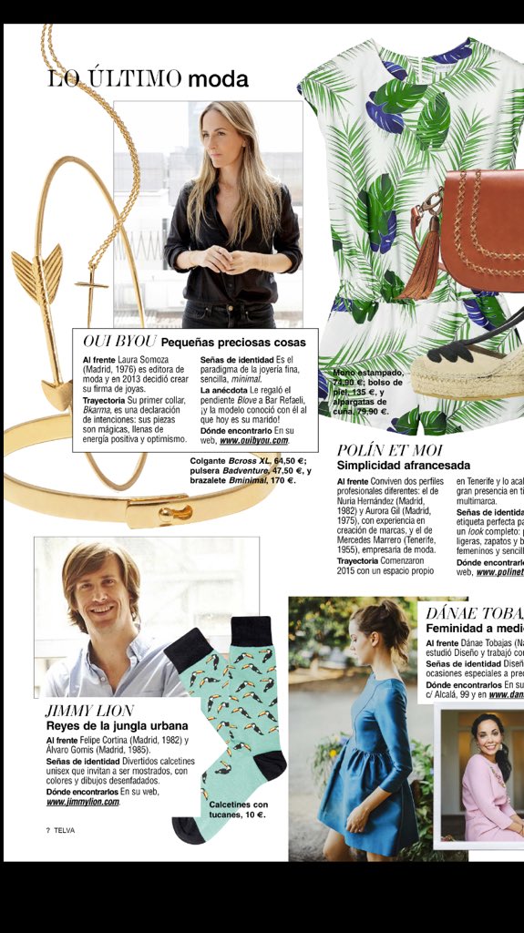 ouibyou's tweet image. Gracias Telva @telva por esta maravilla! ❤️