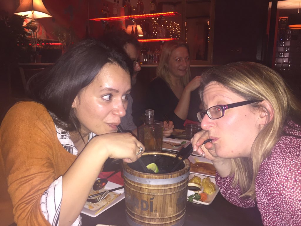 JessLSainsbury's tweet photo. After conference meal and cocktails #ymcaconference https://t.co/nxjDb5w8BE