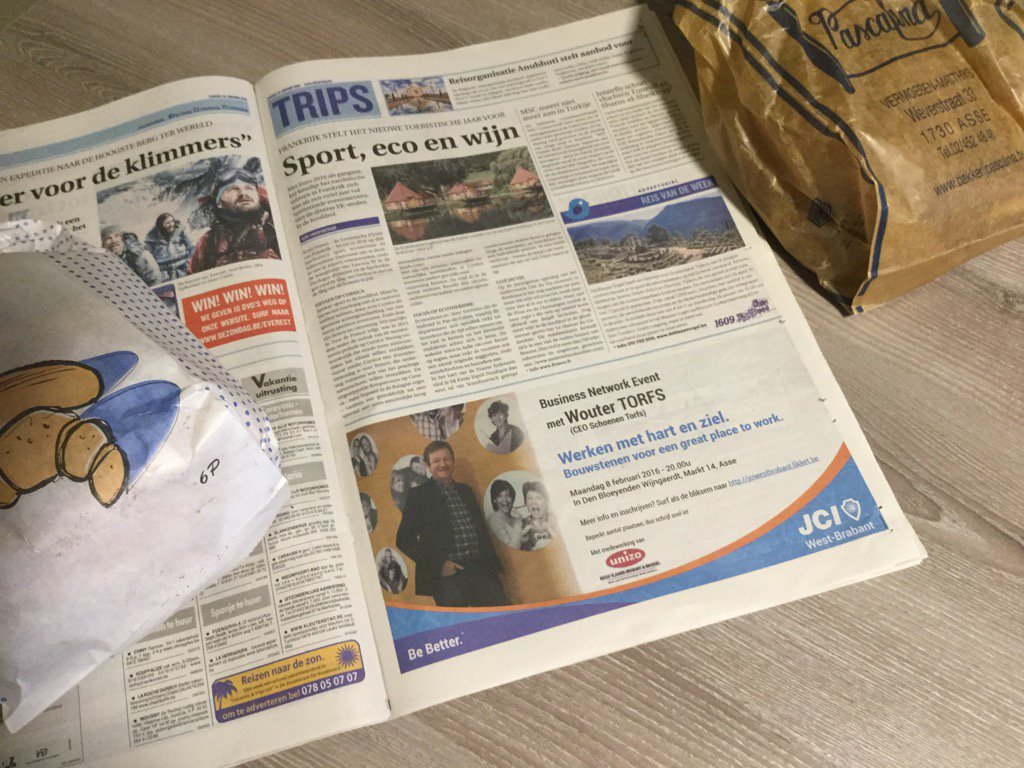 Ook op zondagmorgen word je warm gemaakt voor ons Business Network Event met <a href="/WouterTorfs/">Wouter Torfs</a> op 08/02. <a href="/DeZondag/">De Zondag</a>