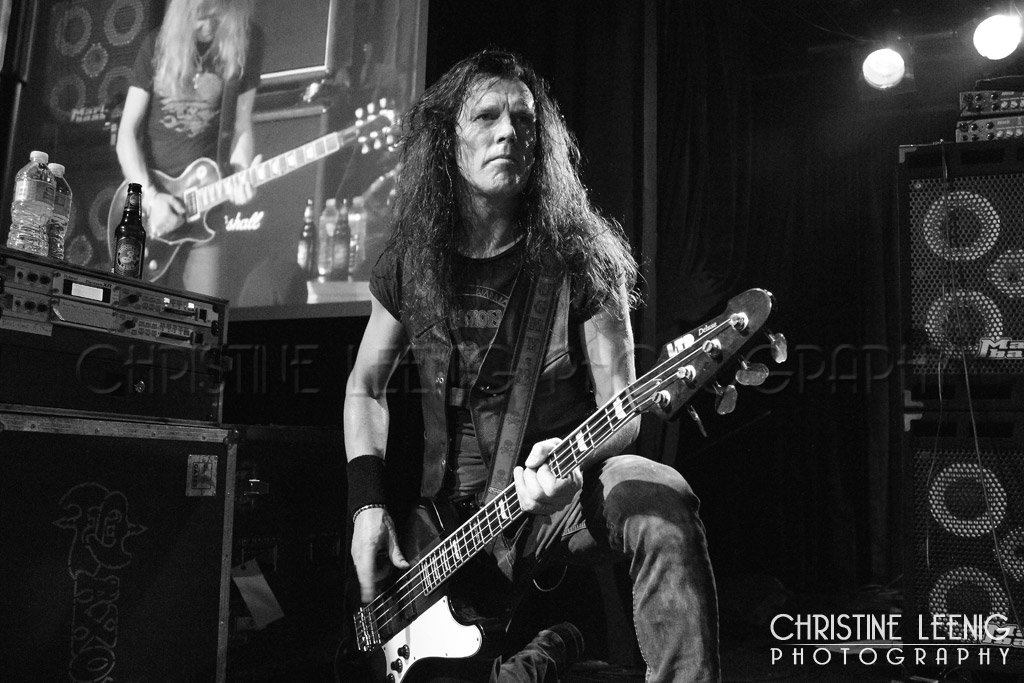 #NibbsCarter of @SaxonOfficial at @BBKingBluesNYC  5/12/15 #Saxon #NibbsCarter #NWOBHM #HeavyMetal #concerts #bass