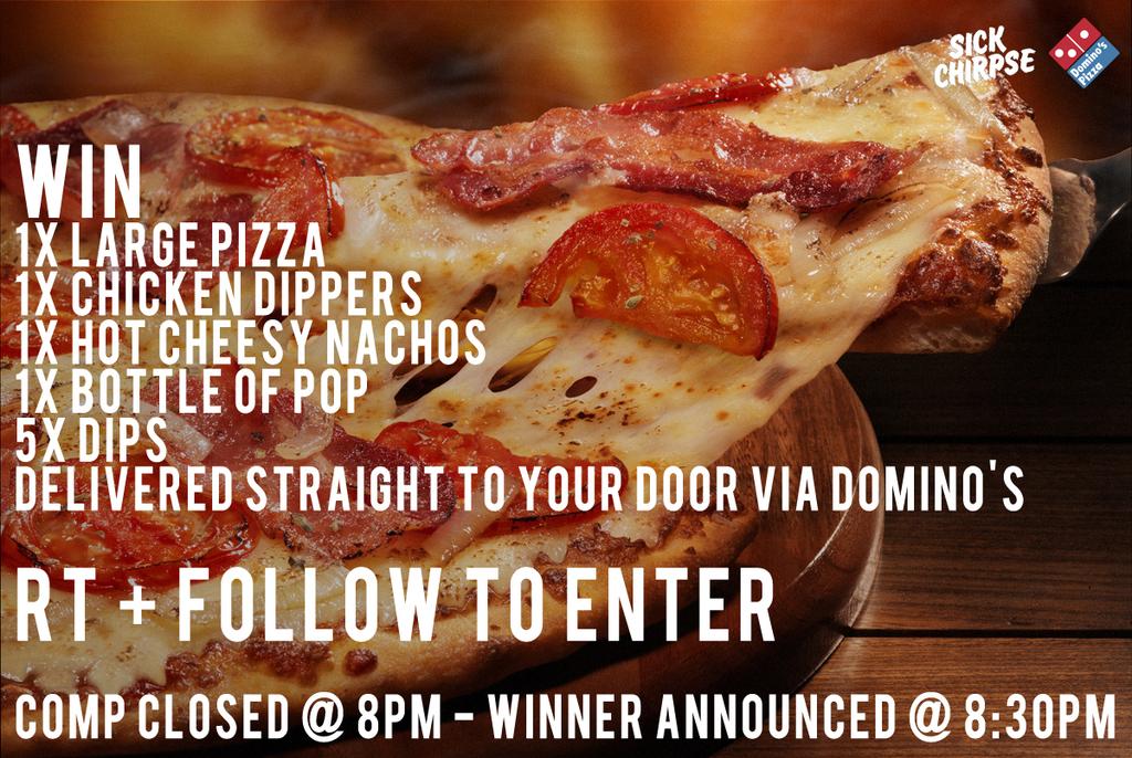HUNGOVER?
SKINT?
NEED PIZZA?

We got you…

WIN EVERYTHING IN THIS PHOTO @ 8PM

RT + FOLLOW TO ENTER

#pizza
