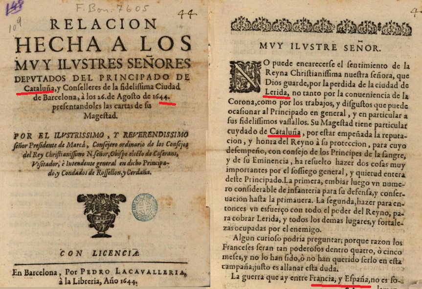 FerranAntequera's tweet photo. 1644 En la Cataluña francesa, en castellano se escribía Lérida,no Lleida, Cataluña,no Catalunya,y España, no Estado https://t.co/K1dceeakkV