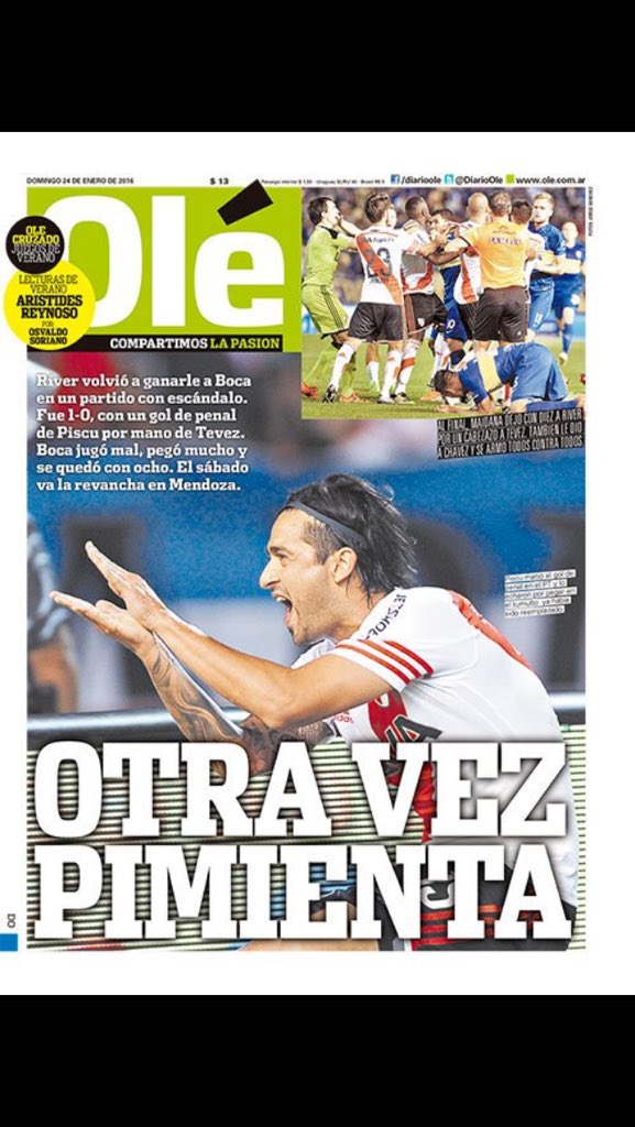 _gomezjuan's tweet photo. Me mata el titulo de ole 😂😂 https://t.co/9zr86DM2LU