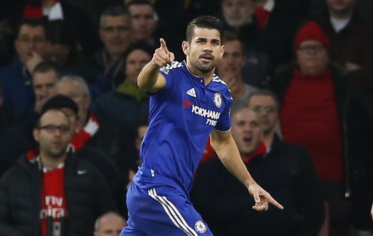 Em derby emocionante, Diego Costa marca o gol da vitória do Chelsea contra o Arsenal