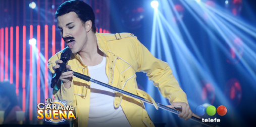 TuCaraMeSuenaAR's tweet photo. ¡Volvé a ver la inolvidable transformación de @SchusterOK  en #TuCaraMeSuena! → https://t.co/Q440B0VnBK https://t.co/zgfOSutimQ