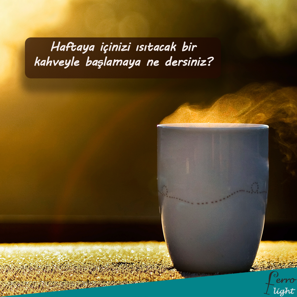 Haftaya içinizi ısıtacak bir kahveyle başlamaya ne dersiniz?