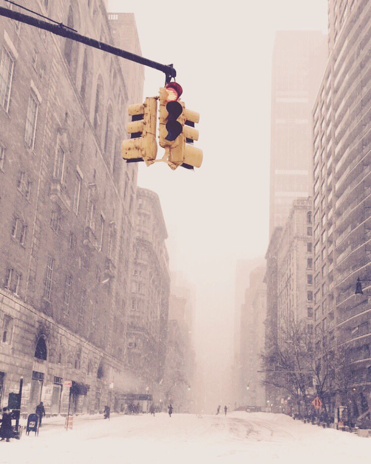 MeganBrookB's tweet photo. Caught up in the blizzard in New York, life could be worse.. 😁 #getthesledges https://t.co/VqLVi6d2oT