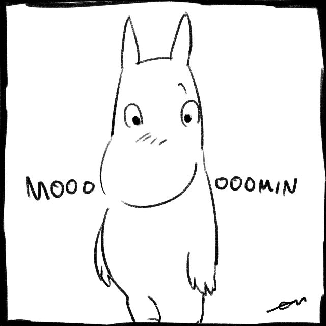 なんとなく惜しい #このタグ見たヤツは今すぐ資料無しでムーミンを描け 