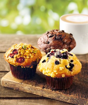 Starbucks5ways's tweet photo. Good afternoon we are sampling muffins in store this afternoon they go great with our new coconut latte. https://t.co/4dovH7ycKl