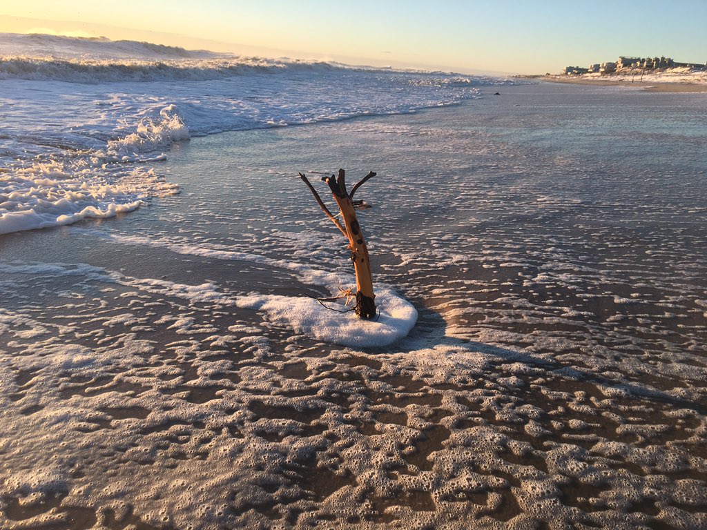 DominickSolazzo's tweet photo. This has been buried beneath our beach since Sandy #njsandy #coastalerosion #blizzard2016 #SeasidePark https://t.co/muHKJiFedy