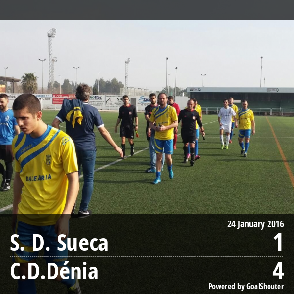 cddenia's tweet photo. S. D. Sueca - C.D.Dénia 1-4 https://t.co/Nva6rk4nPR https://t.co/fhZ4ACrYpE