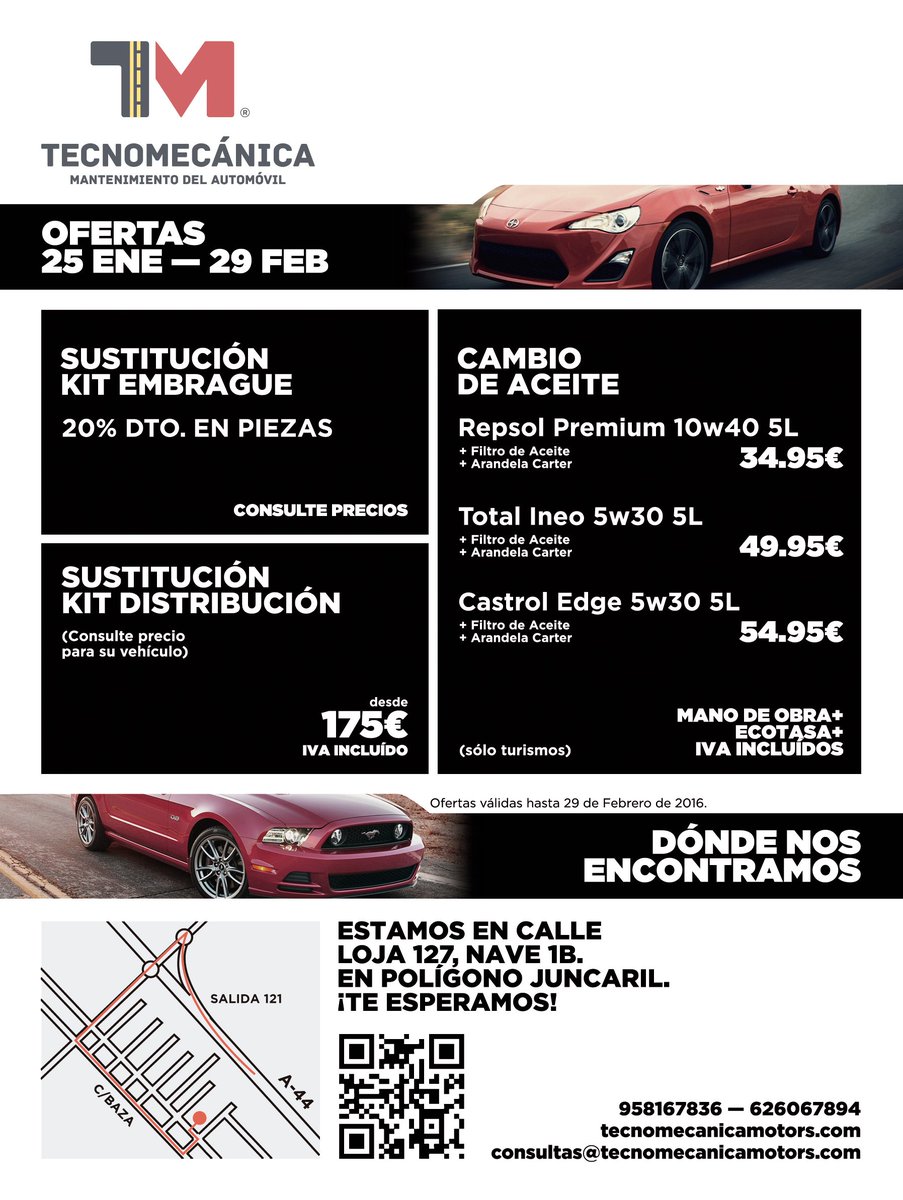 ¡Ya tenemos listas nuestras nuevas #ofertas! Recuerda que son por tiempo limitado. ¡Aprovéchate! #Granada #Juncaril