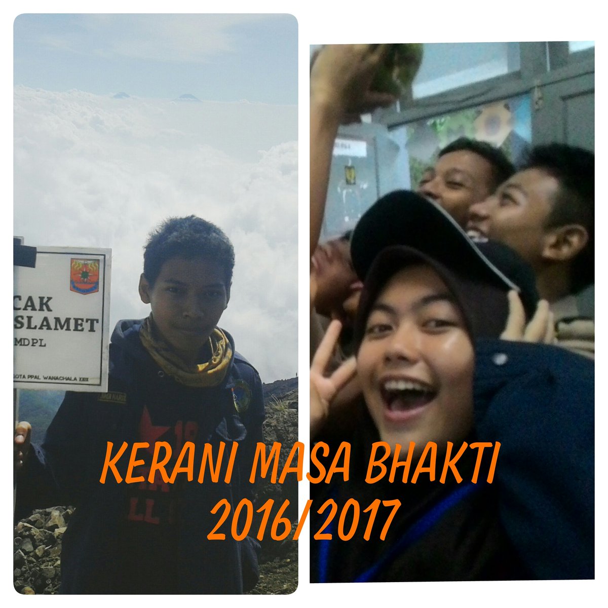 murafatma's tweet photo. Kak Jundi Nasrullah dan Kak Anisa Nur Oktavia sebagai Kerani Masa Bhakti 2016/2017 https://t.co/gtJwIkTd34
