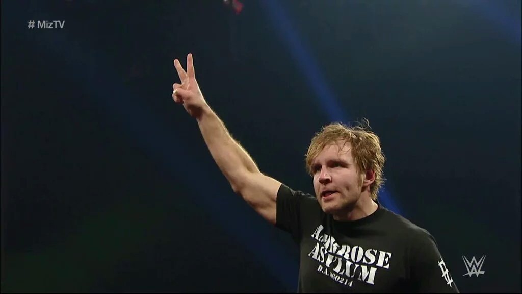 albawrestling's tweet photo. One. Two. Three. Four. Five. Six. Seven. Eight. Nine. Ten. OVER!!! #DeanAmbrose #DeanTV #Smackdown https://t.co/9fg0cx4d86