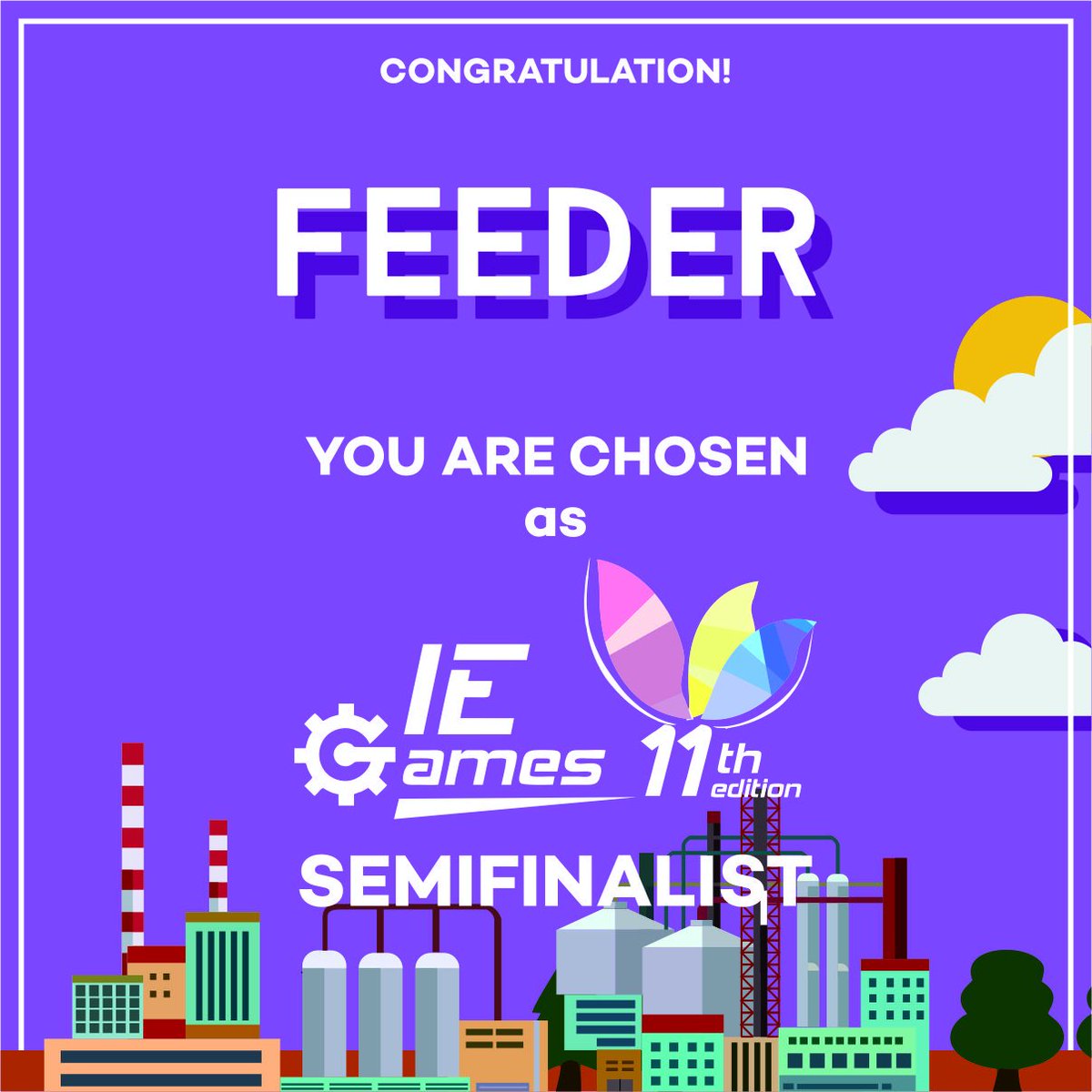 IEgames13th's tweet photo. Selamat kepada tim Feeder dari SMAN 1 Blitar! Awyeaaa! #iegamesits @HMTI_ITS https://t.co/rSKR0bWnkI