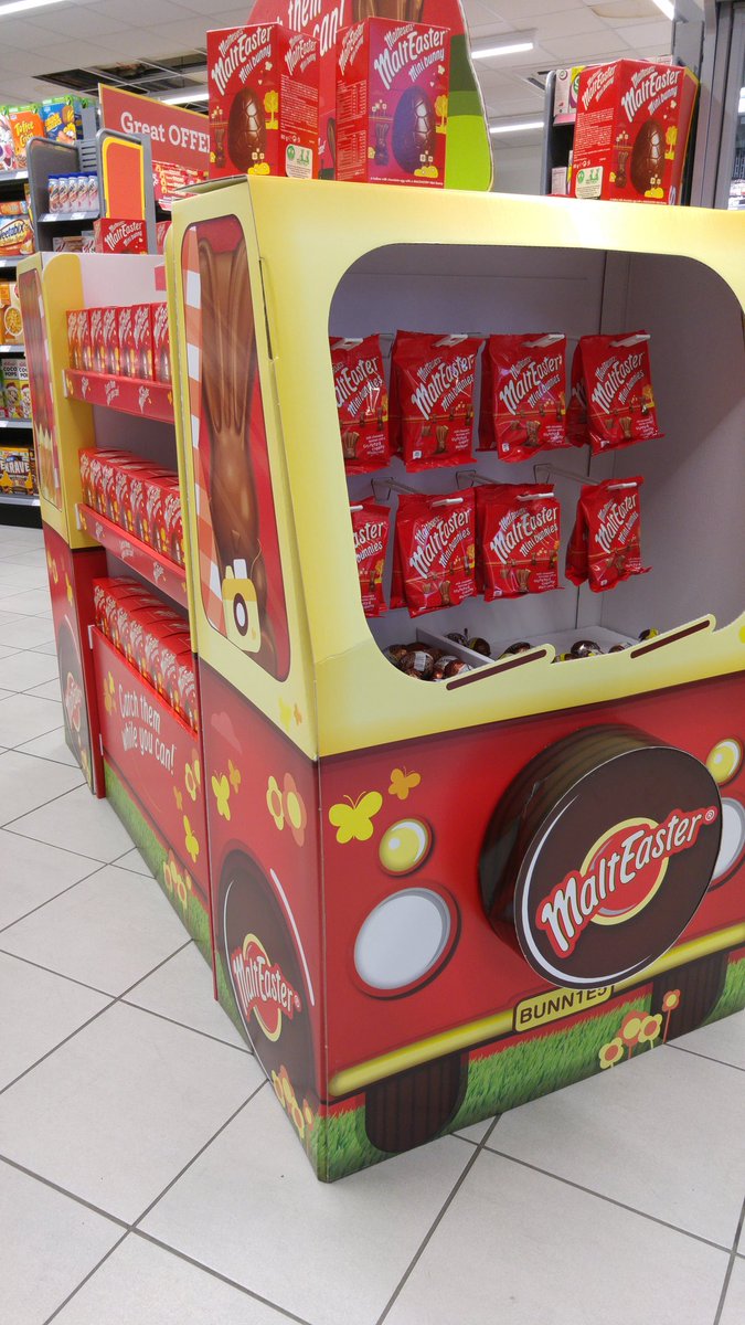 WorthingMyLocal's tweet image. The Malteaster caravan has arrived in your store!!! Catch them while you can!! #maltesers #mylocal @BuckmanJulian