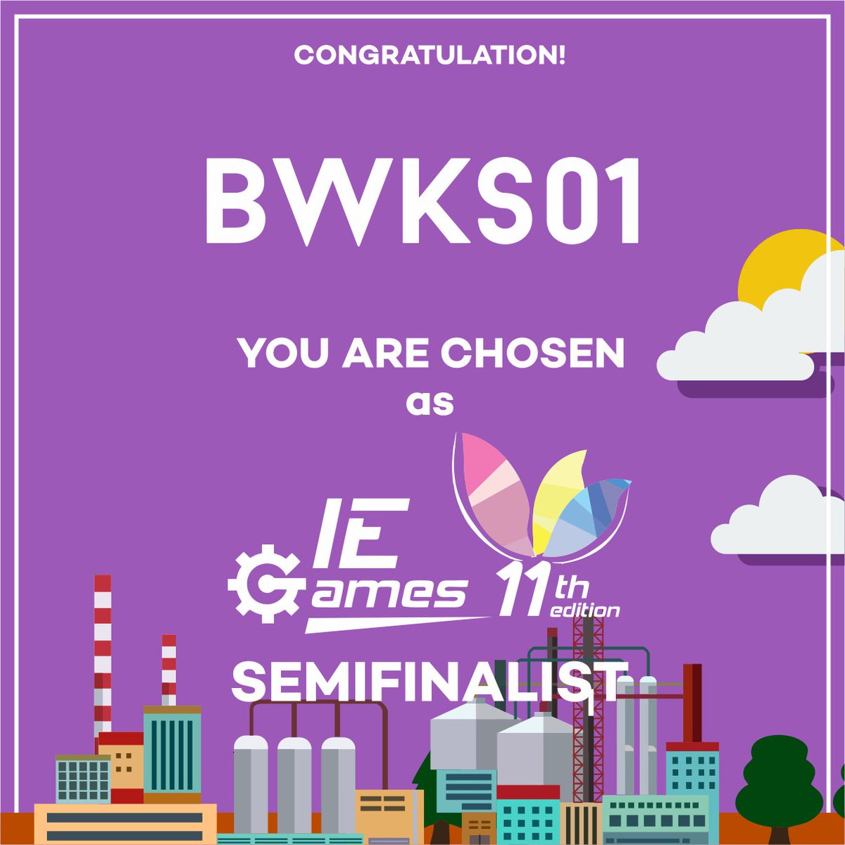 IEgames13th's tweet photo. Selamat kepada tim BWKS01 dari SMAN 3 Malang! @sman3malang @HMTI_ITS #iegamesits https://t.co/2QeokaxBAu