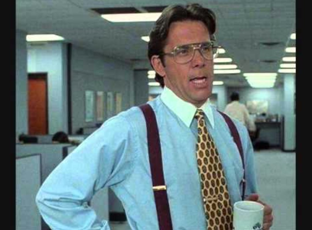 Mnky74's tweet photo. #ToBeManagementMaterial you have to have a cover sheet on your TPS report https://t.co/eLwKMyWYQQ