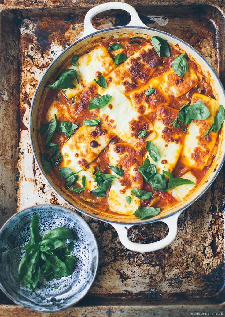 Halloumi bake...