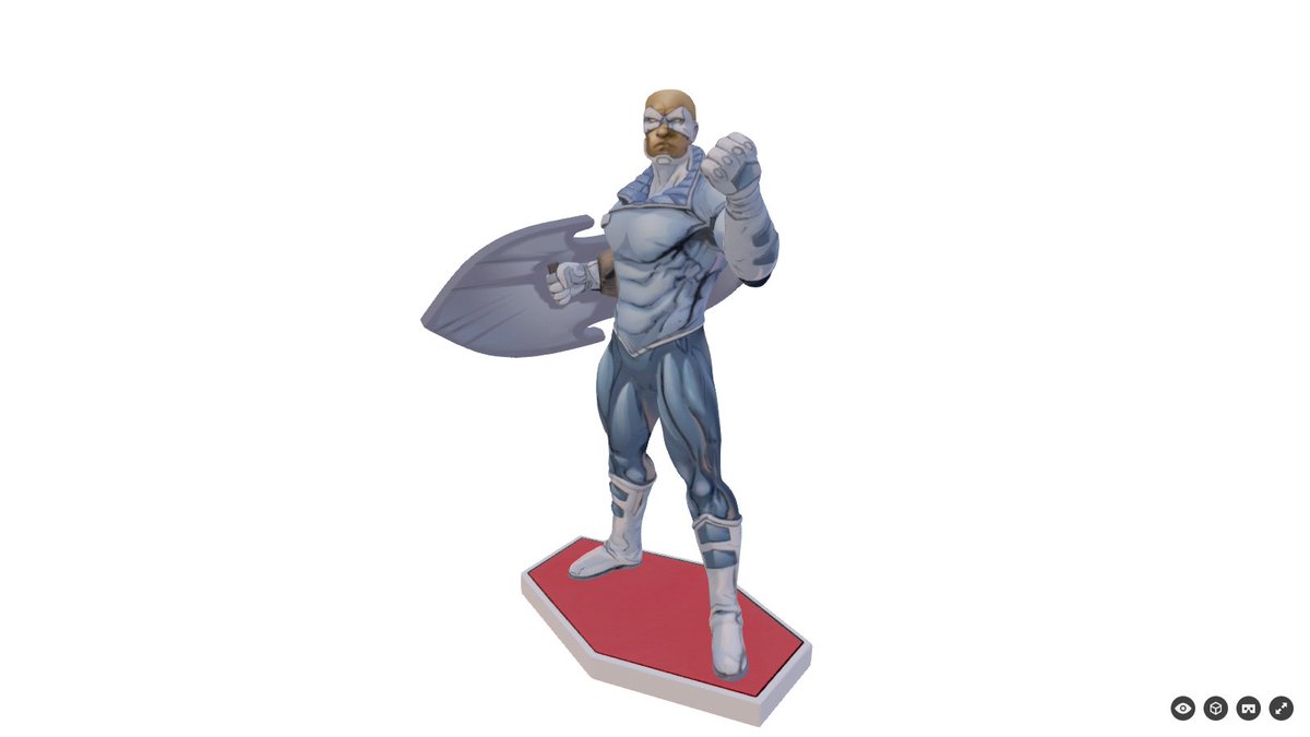 unstoppablecom's tweet photo. 1st look at #comicbook Shield of the Interceptor's #superhero #figurine. @HeroesInColor00 @PAComicExaminer #toy https://t.co/Ar3IOtnTuH