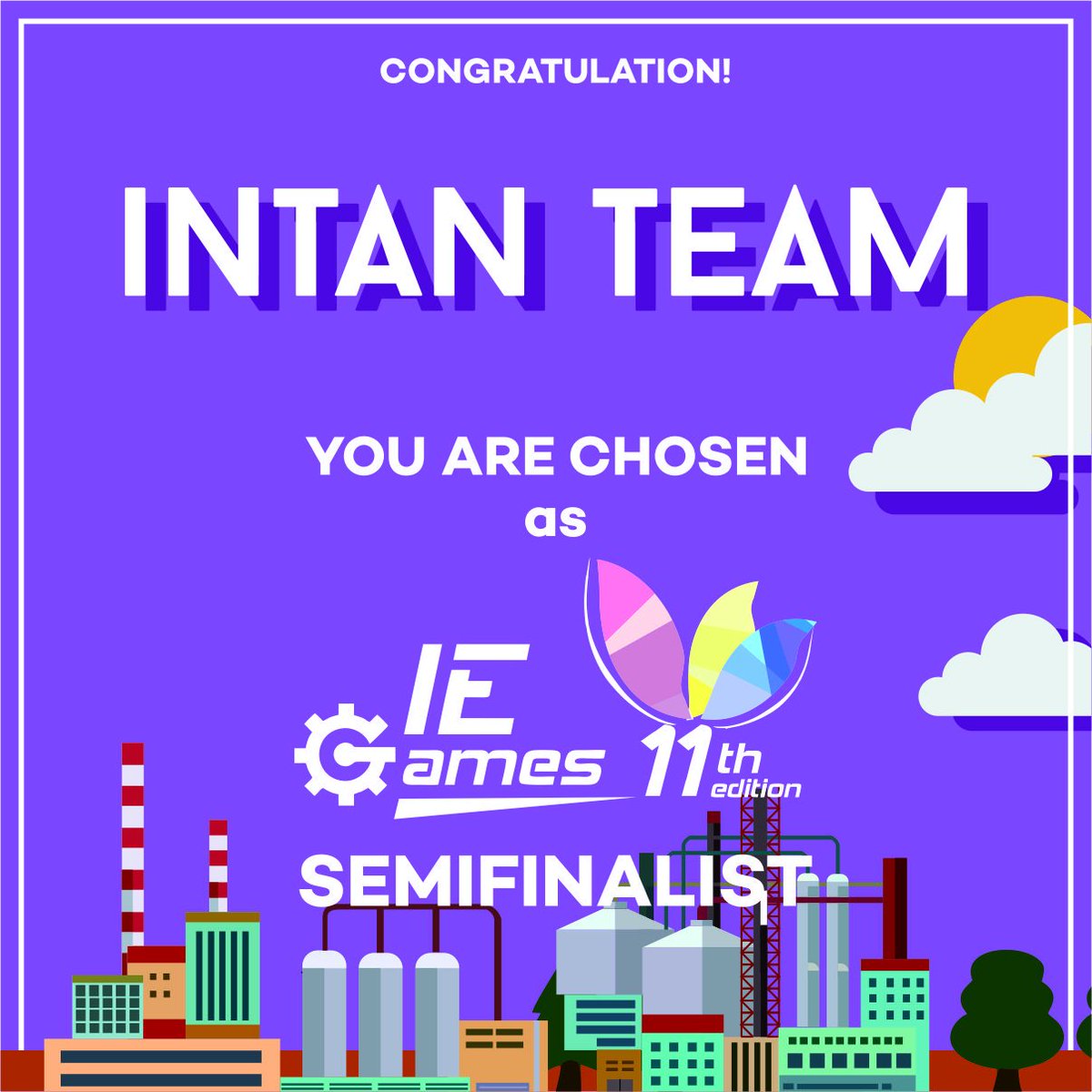 Selamat kepada Intam Team dari SMAN 5 Denpasar! #iegamesits <a href="/hmti_its/">HMTI ITS Surabaya</a>