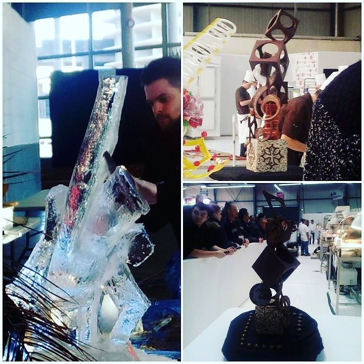 cuipatchocandco's tweet photo. Encore du chocolat mais aussi de la sculpture sur glace 😆🍴🍫❄❤ #smarht #igerstoulouse #salonpro #glace #chocolat #art https://t.co/IZJNAJWNDB