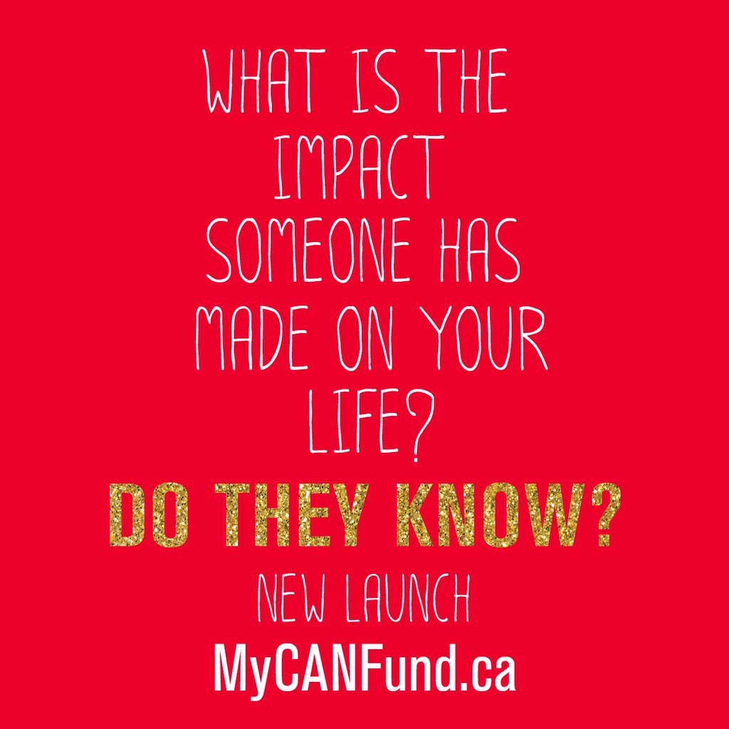 natspooner5's tweet photo. Has someone had a big impact in your life?? Do they know? @CANFund #Impact #celebrateimpact #impactsuccess https://t.co/y47fIy9OYi