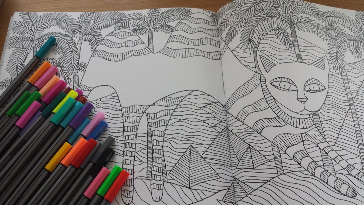 RE_Miqotes's tweet photo. Camel cat colouring time 😸 #camelcat #adultcolouringbook https://t.co/aKSJbapvpZ