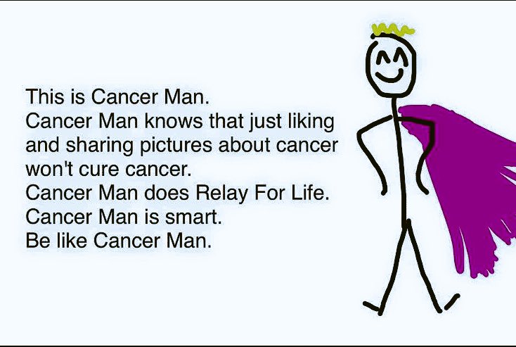 Be like Cancer Man...Sign up for Relay! relayforlife.org/ucincinnati