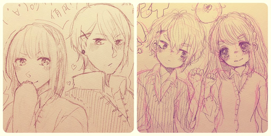 さぶれたゃとたりぃとオフ会〜〜〜✌️侑凪描いてもらったぐうかわ、、、生きる糧、、、🙏🙏
@pnqnpnt @k_yuki_tr 