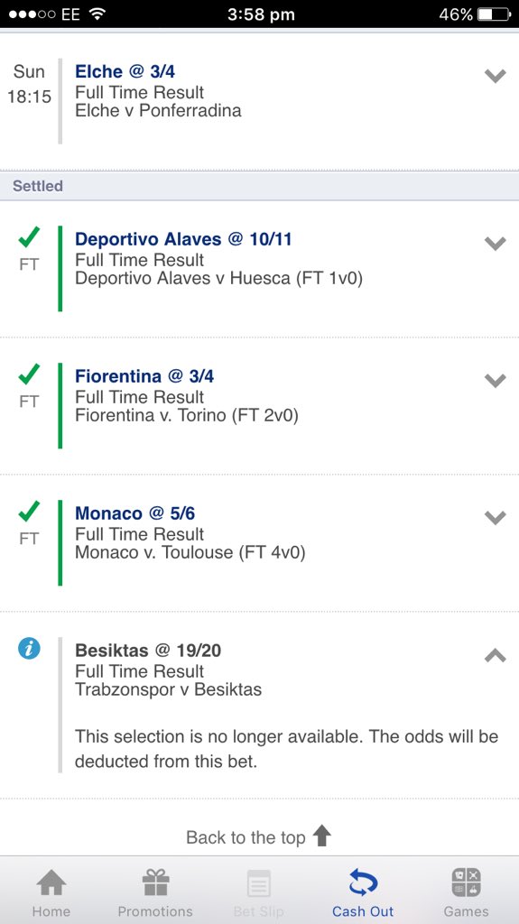 AdamCunn's tweet photo. @SkyBet just had this come up on my bet and it's reduced the winning by £100, any reasons why? https://t.co/xbh1ywUBXA