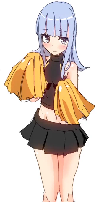 ('・ω・`)大遅刻ね。チア初風ちゃん
#艦これ版深夜の真剣お絵描き60分一本勝負
#艦これ版真剣お絵描き60分一本勝負_20160124 
