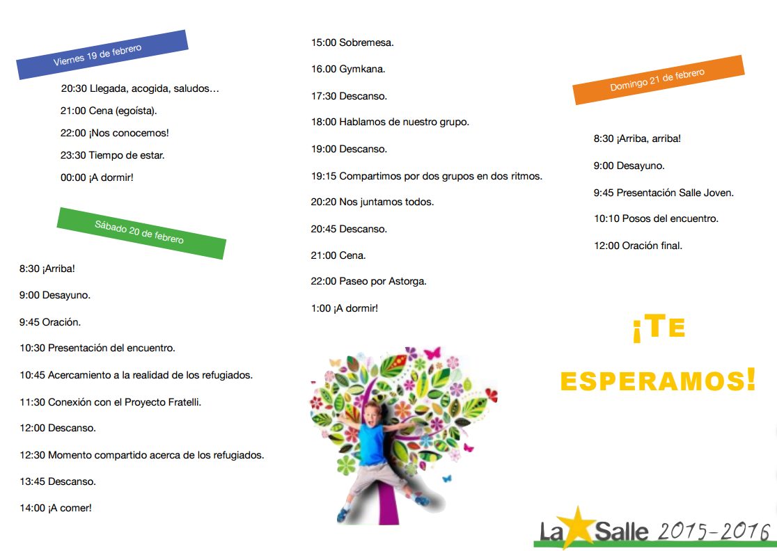 SalleJovenVA's tweet photo. Encuentro Universitario Astorga 2016, del 19 al 21 de Febrero. ¡Te esperamos!
https://t.co/vC8kp86IhZ https://t.co/NLrwYBL3IJ