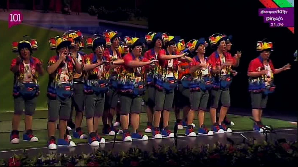 [VÍDEO] Actuación <a href="/chirsanlorenzo/">La Chirigota de San Lorenzo</a> Murga "Los Rodríguez" semifinales #coacMLG #CarnavalMLG 101tv.es/news/murga-los…