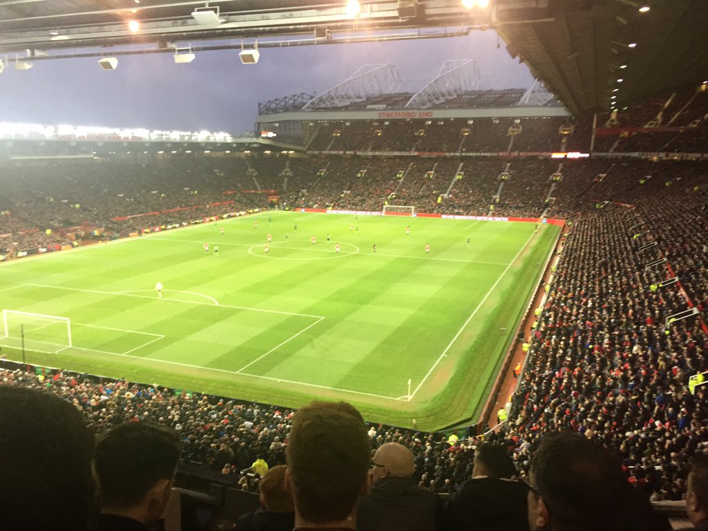 IrishSaintsfc's tweet photo. #Saintsfc at Old Trafford - Great win https://t.co/IGF22aUy55