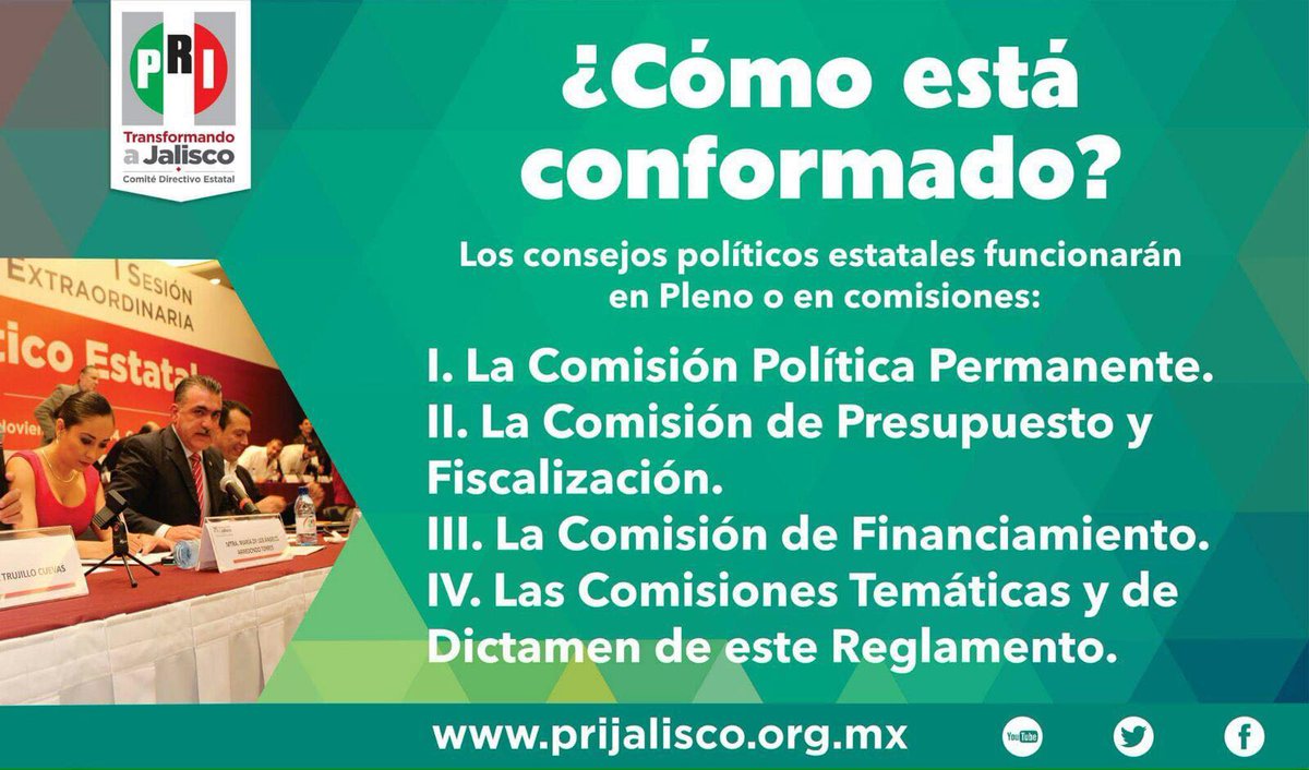 hectorhazael's tweet image. ¿Cómo esta conformado el consejo político? #VConsejoPRI #SoyÚtil @HContrerasZ @PRIJalisco2013 @PRIMX_Jalisco