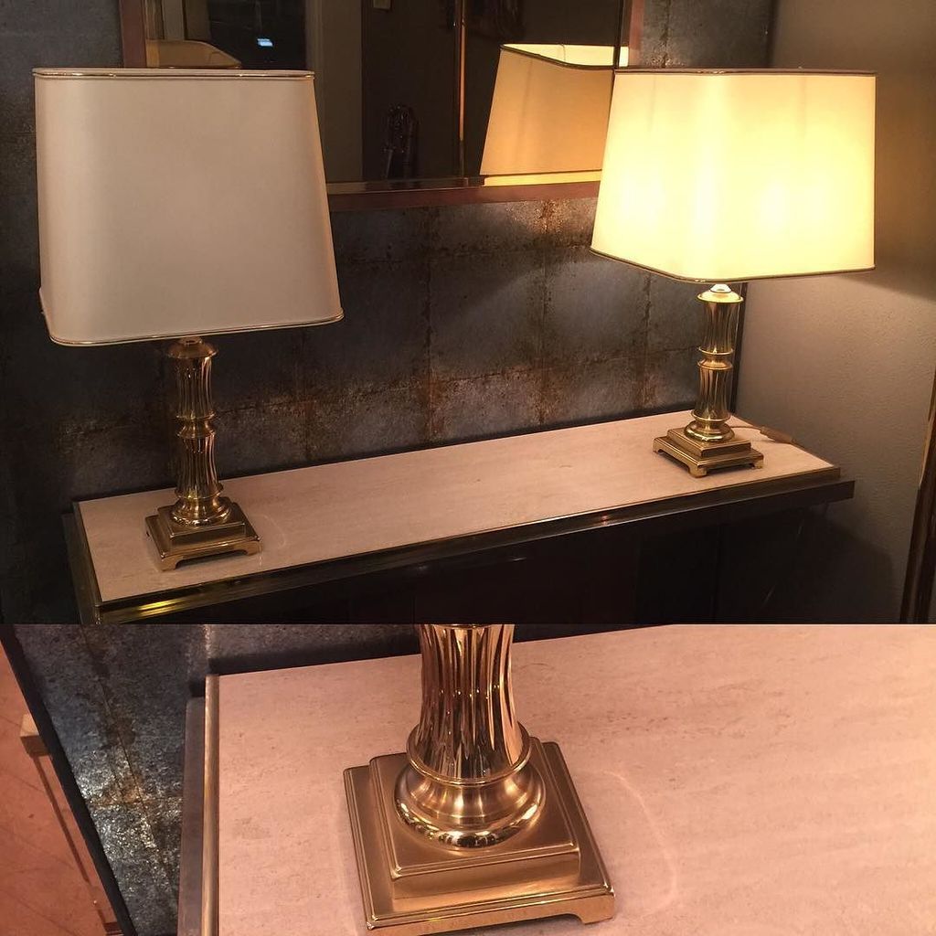 ift.tt/1TzXkn3 Set brass table lamps '1980' € 375,- brocanteurs.nl

#brasstablelamp #vintagedecor…