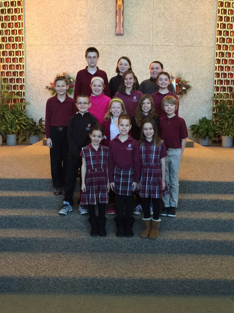 snaknights's tweet photo. St Nicholas Academy students led the 11:00 mass celebration today at St.John the Evangelist parish. https://t.co/uFDeCm2Oz1