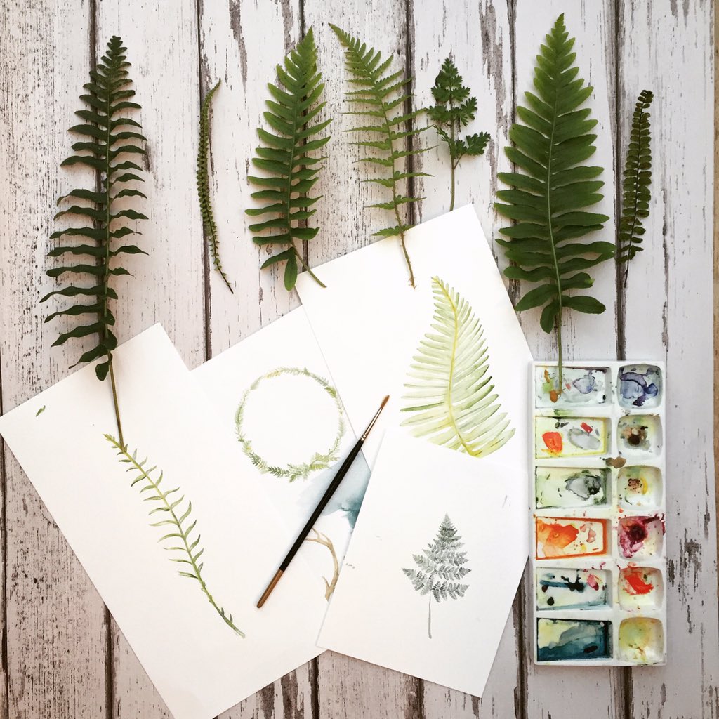 Are you interested in learning to paint in watercolour? My modern botanical class: eventbrite.co.uk/e/modern-botan…