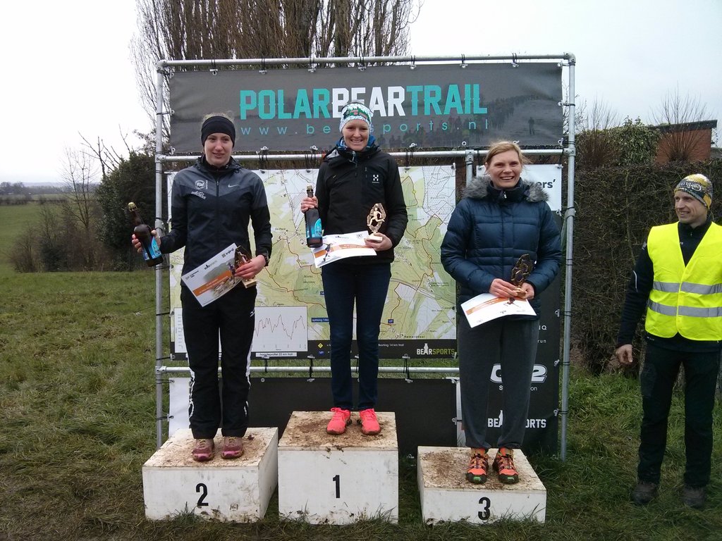 FerroMosae's tweet photo. @SarissaDeVries mooie 2e plaats behaald bij de 22km Polar Bear Trail! #orthovision https://t.co/eVltUxPKdT