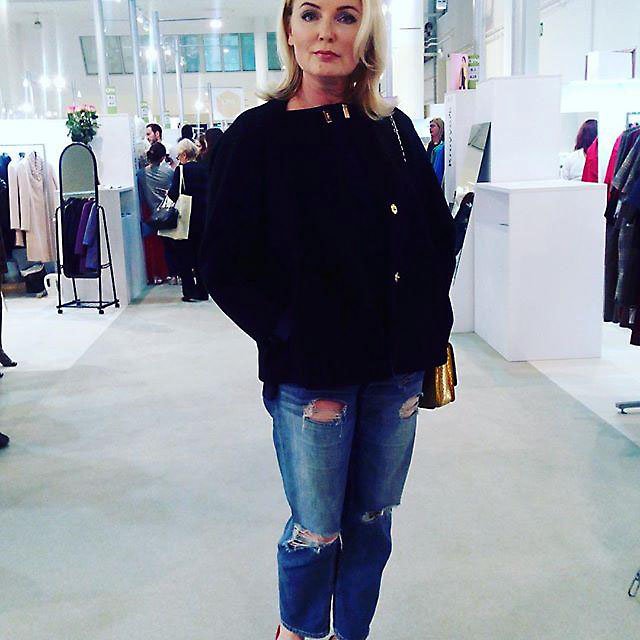 Nelka_Outerwear's tweet image. #nelka #мода #стиль Лариса Вербицкая в #пальто от Нелли Калашниковой