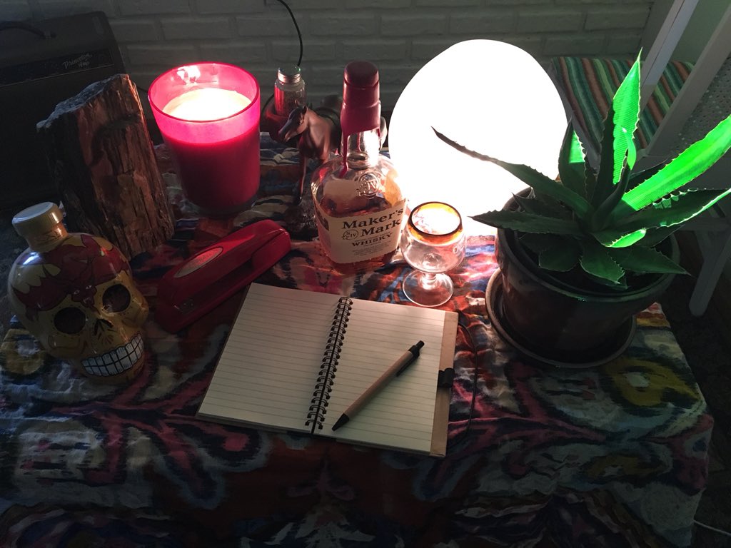 beezd's tweet image. The tiny desk is set for the @Soft_Speaker video shoot for NPR's #TinyDeskContest