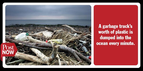 PBPostNOW's tweet image. There's going to be more plastic than fish in the ocean by 2050, this new report says. pbpo.st/1Vejk7w