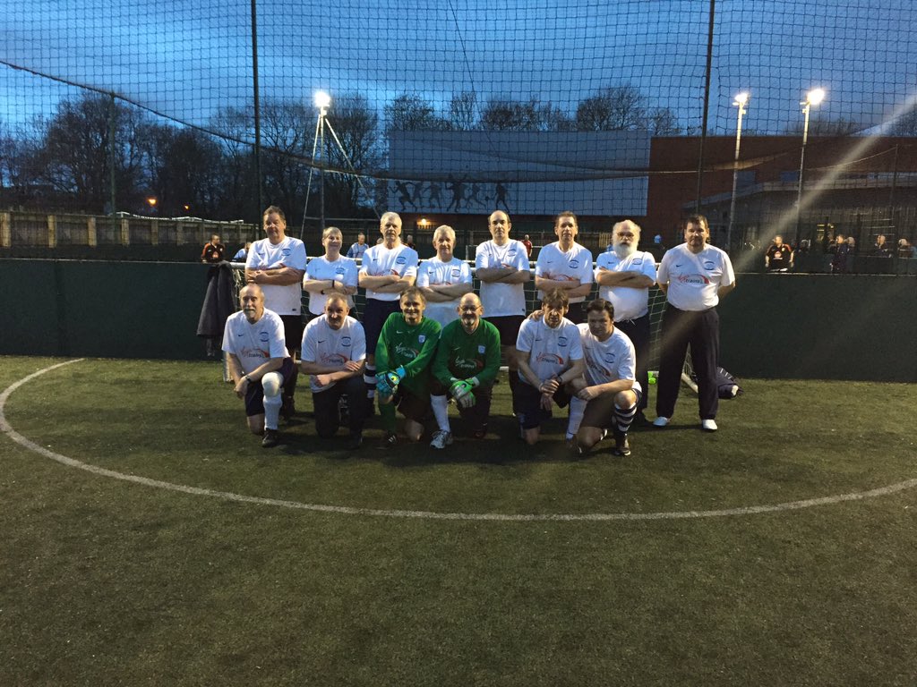 pnecommunity's tweet photo. @FA #PeoplesCup #Finalists #PNEFC beaten by @MCFC on penalties. #WalkingFootball https://t.co/1bz7o55iaC