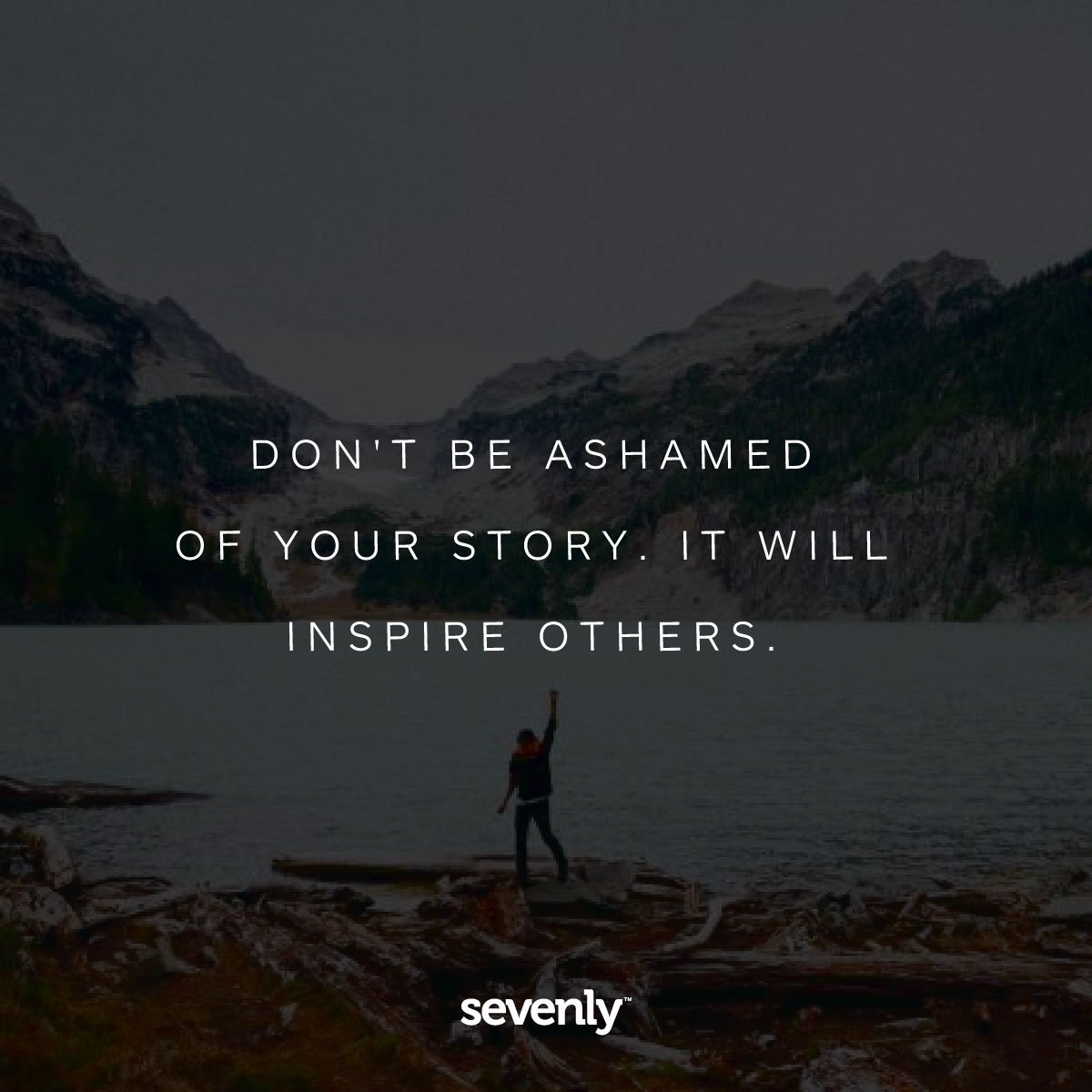 sevenly's tweet image. Let your story inspire!