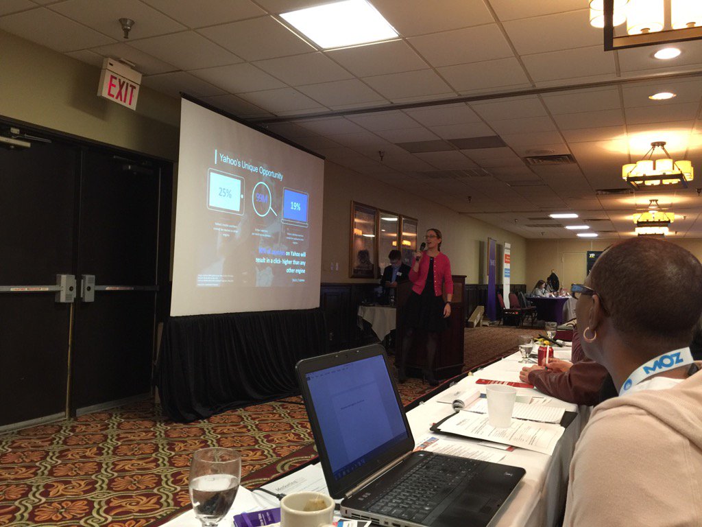 negnorton's tweet image. Faith Murphy of Yahoo discussing their audience &amp;amp; importance of mobile @ #LSABootcamp.