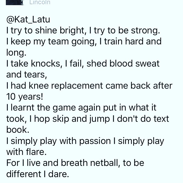 missamyleigh's tweet photo. Not long now till @Kat_Latu comp ends!Here's my entry again just in case you forgot ππ@GilbertNetball #NeedthatBall https://t.co/emCXWa7C2V