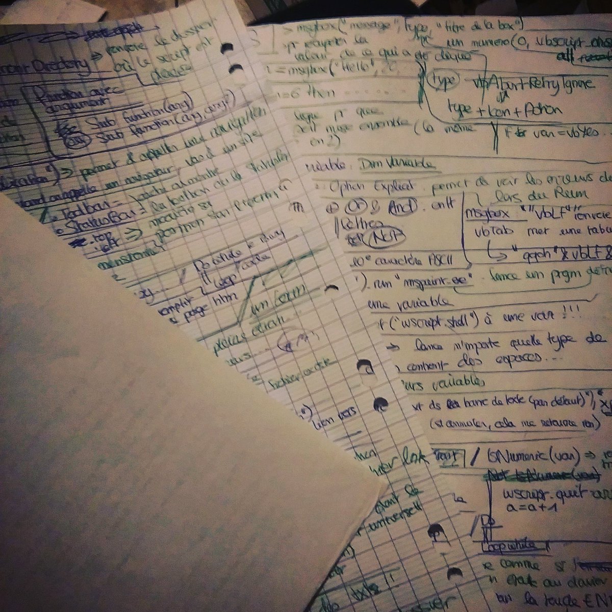 LeLyceenGeek's tweet image. Starting to learn vbscript 😋 

#geek #lelyceengeek #vbscript #vbs #javascript #2016 #learn #programming #programmers