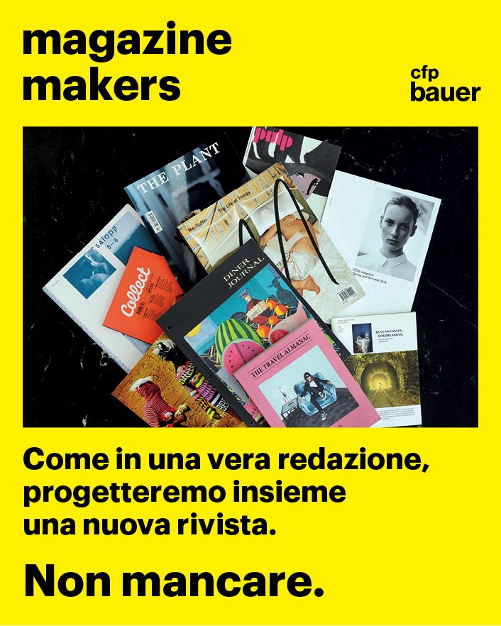 LucaPitoni's tweet photo. #MagazineMakers last call! 28genn. presentazione nuovo corso #cfpBauer https://t.co/EUjOxDpsz8 make a mag from AtoZ https://t.co/aKv6C10bxj