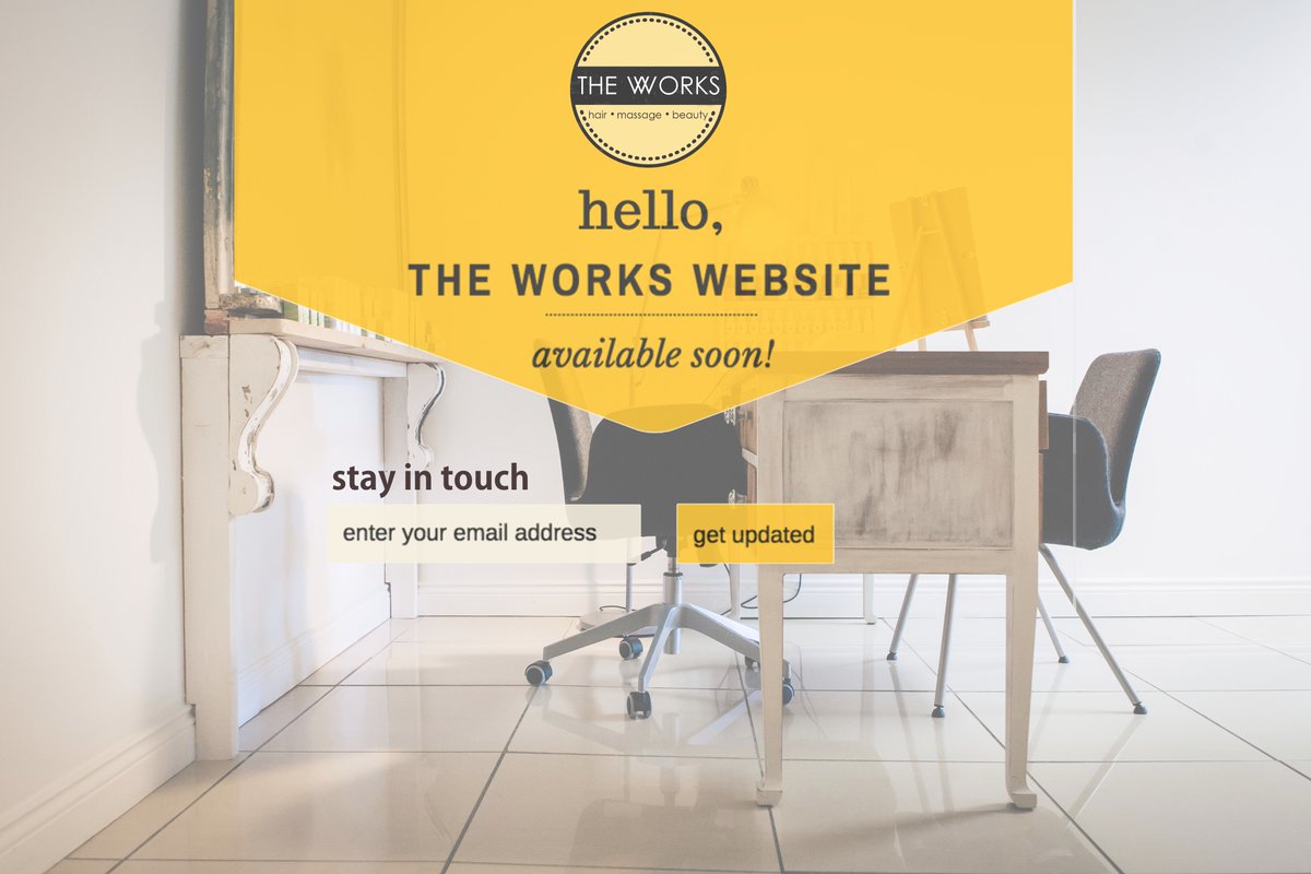 We have some very exciting news for you! Our new website theworkssalon.ie will be available soon! Stay tuned!